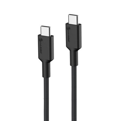 O-Alogic 1m Elements Pro 5A USB 2.0 USB-C to USB-C cable - Male to Male Black