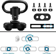 Sling Swiels Mount 1.25 Inch Mloc Attachments for Two Point Traditional Sling