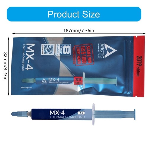 MX-4 4g Thermal Paste Thermal Grease Excellent Heat Management In Devices MX4 - Afbeelding 8 van 8