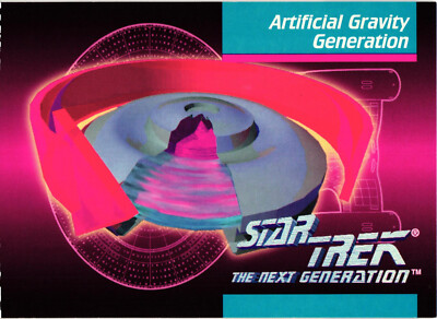 Star Trek The Next Generation 1992 Tradingcard 109 Artificial Gravity Generation