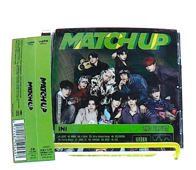 MATCH UP, GREEN Ver. [CD][OBI] INI /dance performance, rap /J-POP