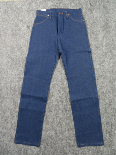 NWT Wrangler Jeans Men 31x34 13MWZ Blue Raw Denim Cowboy Cut Deadstock Rodeo 90s - Picture 2 of 9