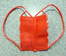 1975 Marx JWA Johnny West Chief Cherokee Red Breast Plate Nice Cond