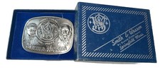 VTG 1977 Smith  Wesson Belt Buckle 125th Anniversary Model 610 New In Box