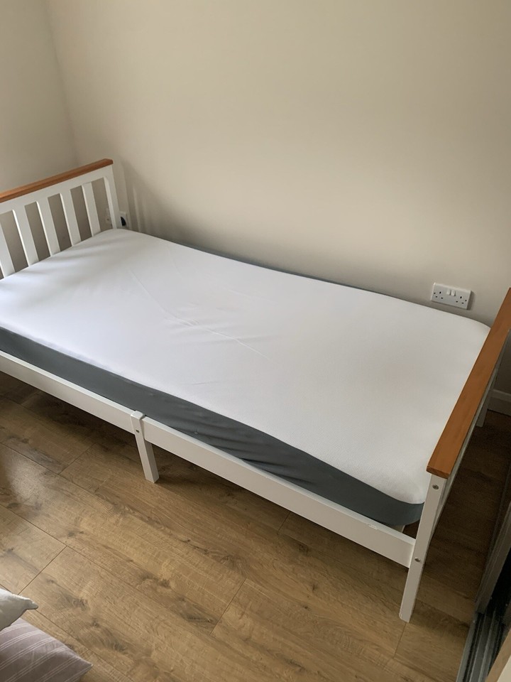 Single Bed With Mattress Hardly Used eBay