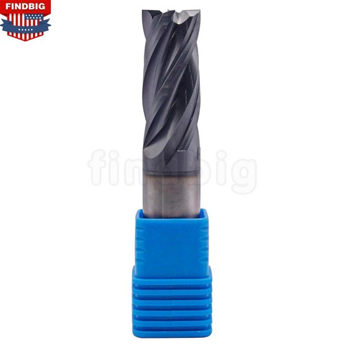 4 Flute Variable Helix Solid Carbide 3/4" x 1-3/4" x 4" End Mill - AlTiN Coated - Bild 3 von 7