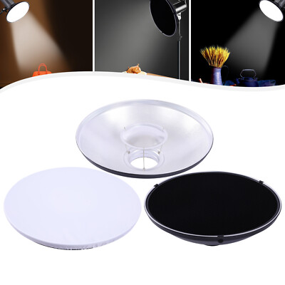 16 in Reflector Beauty Dish with Honeycomb Grid Photo Studio Strobe Flash Light