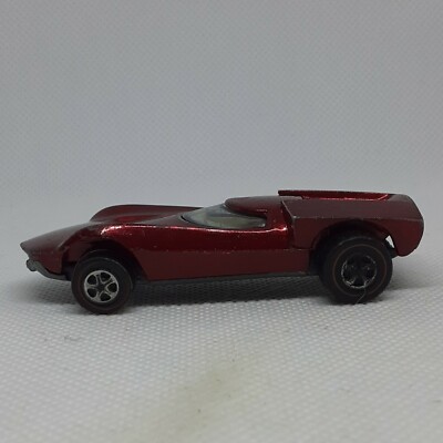 Hot Wheels Redline Turbo Fire 1968 Red White Interior Made In