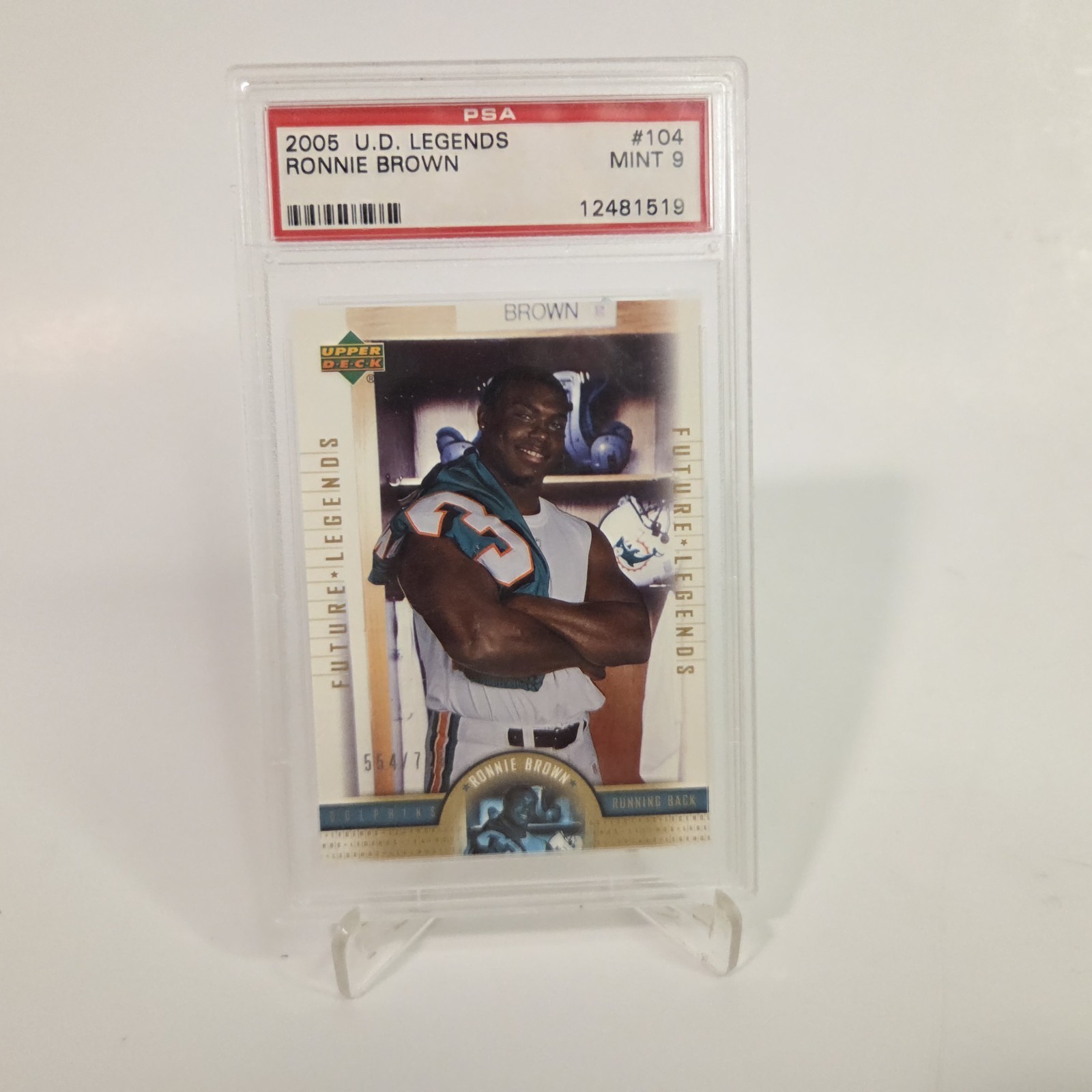 Ronnie Brown Upper Deck Legends #104 Base