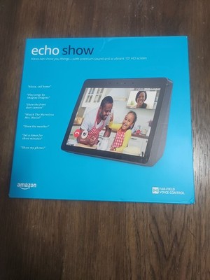 Amazon Echo Show (2nd Generation) Smart Assistant - Charcoal (B077SXWSRP) New