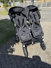 Bugaboo Donkey 5 Duo Pushchair and Carry Cot Black Black Used Good Condition