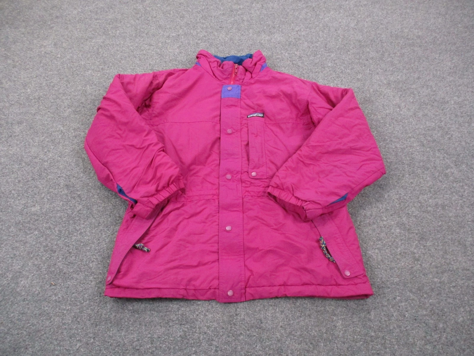 Patagonia Jacket Girls 14 Pink Vintage Camping Hiking Outdoors Snow Puffer Coat