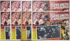 THE FOUR HORSEMEN OF THE APOCALYPSE GLENN FORD INGRID THULIN LOBBY CARD SET 1962