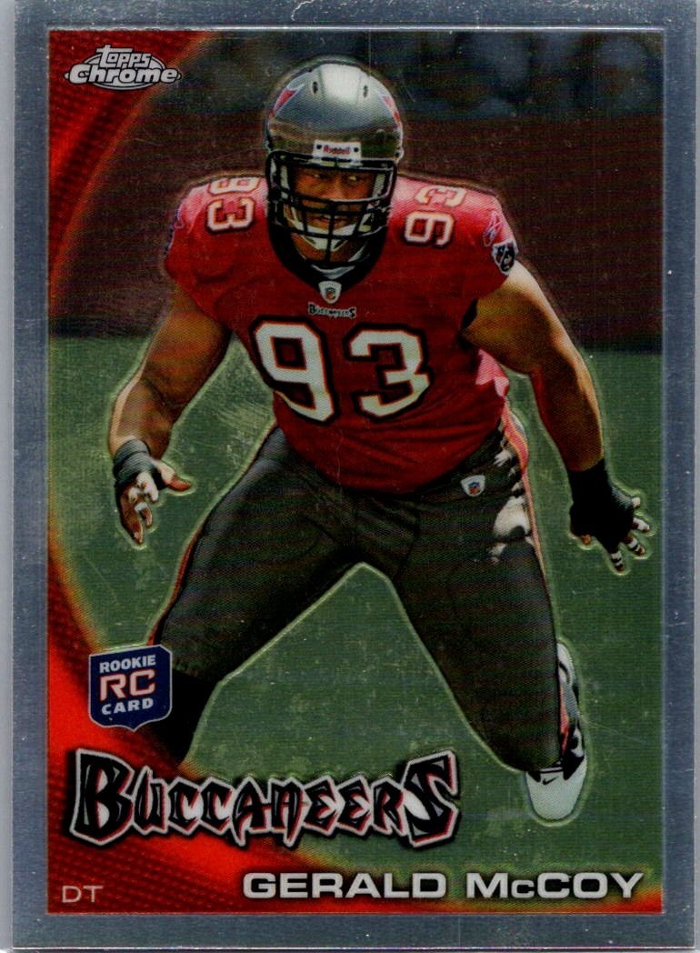 2010 Topps Chrome Refractor Gerald McCoy Tampa Bay Buccaneers RC #C170
