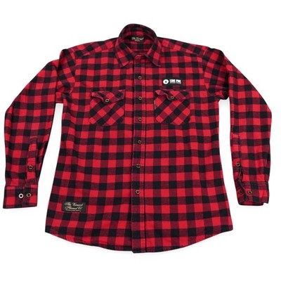 Vermont Flannel Shirt Mens Buffalo Plaid Flannel Lone Pine Brewery Hand Crafted