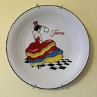 New FIESTA DANCING LADY 11.75" CHOP serving PLATE Fiestaware with tag
