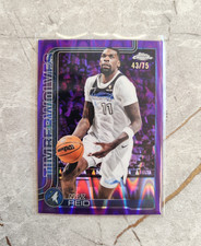 Topps Chrome 2025 Basketball NBA Naz Reid /75 Purple Raywave