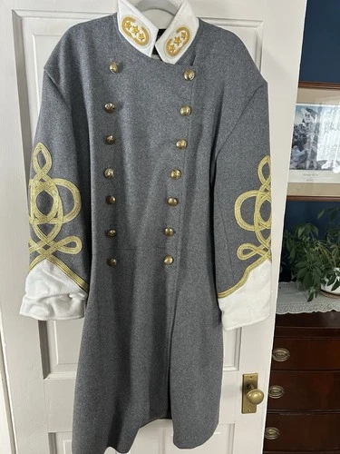 Civil War Confederate Generals Coat ( New)