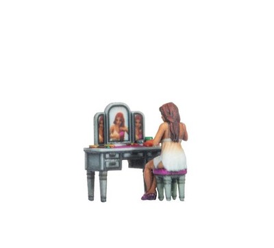 Noch Woman At The Dressing Table 10423 HO Scale