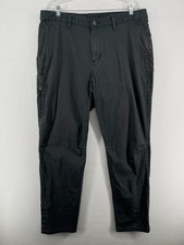 THE NORTH FACE Pants Mens 36 Twill Hiking Trouser Chino Stretch Cotton Gray