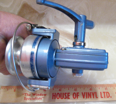 Vintage SHAKESPEARE No. 2410 DC Spinning Reel - Blue Finish - Made