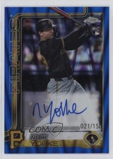 2025 Topps Chrome Rookie Blue RayWave Refractor /150 Nick Yorke #RA-NY Auto 1co7