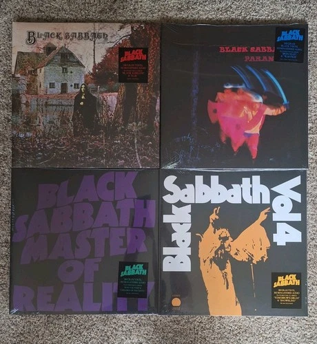 Black Sabbath - 1st 4 Records Lot (Vinyl LPs Vol Master of Reality) New, Sealed