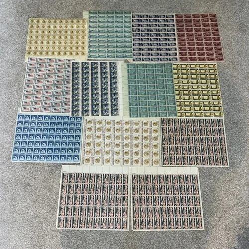 Large US Stamp Lot Collection VINTAGE Full  Sheets Stamps