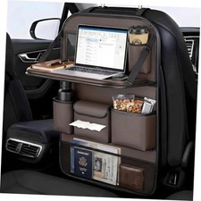 1 Pack - Car Organizer, Back Seat Car Organizer, Back Seat Brown 1-piece set