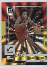 2022-23 Panini Donruss Holo Red & Gold Laser Collin Sexton #38 4k8