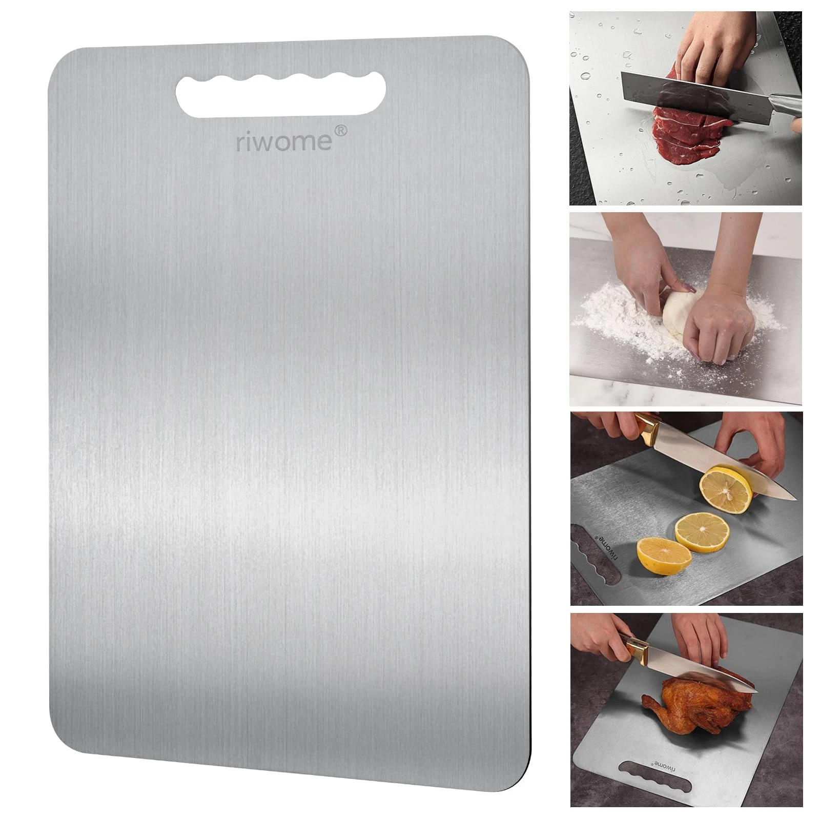 Titanium Cutting Board For Kitchen-Cutting Board Double Side Food Grade,Pure ...