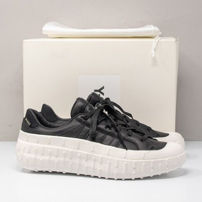 Adidas Y-3 GR.1P GTX Size 9 Black/White Leather Sneakers (FZ4477)