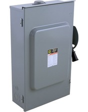 DU324RB Square D Safety Disconnect Switch Non Fusible 3 Pole 200A 240V AC