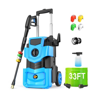 #ad Adjustable Electric Pressure Washer 5000PSI with 33FT Flexible Extension Hose... $165.04