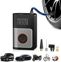 Elektrische Luftpumpe, 150 PSI Akku Luftpumpe, Fahrradpumpe Elektrisch Mit Led-B