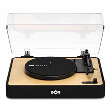House of Marley Revolution Bluetooth Belt-Drive 2-Speed RCA Turntable Black