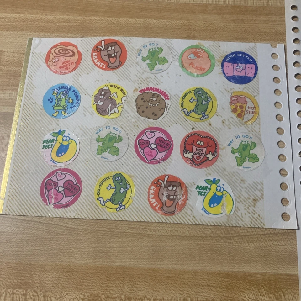 Lote de hojas de 150+ pegatinas vintage para rasguños tendencia, hinchadas y MÁS Foto 4 de 4