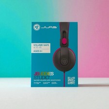 JLAB JBuddies Studio Wired Kids Headphones - Black/Pink - NEW IN SEALED BOX