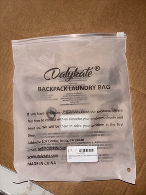 Backpack Laundry Bag, Laundry Backpack with Shoulder Straps and Mesh Pocket D...