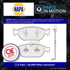Brake Pads Set fits AUDI A6 Allroad C7 3.0 Front 12 to 14 CGWD NAPA 4G0698151B