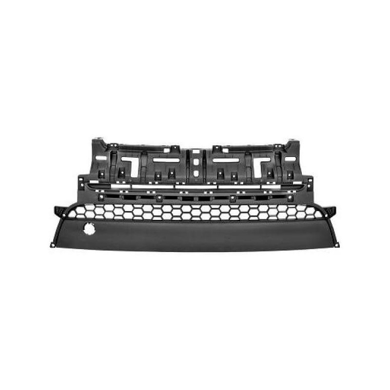 Calandre centrale avant noire Kia Soul 2 phase 2 plastique ABS anti-choc 2016-2018