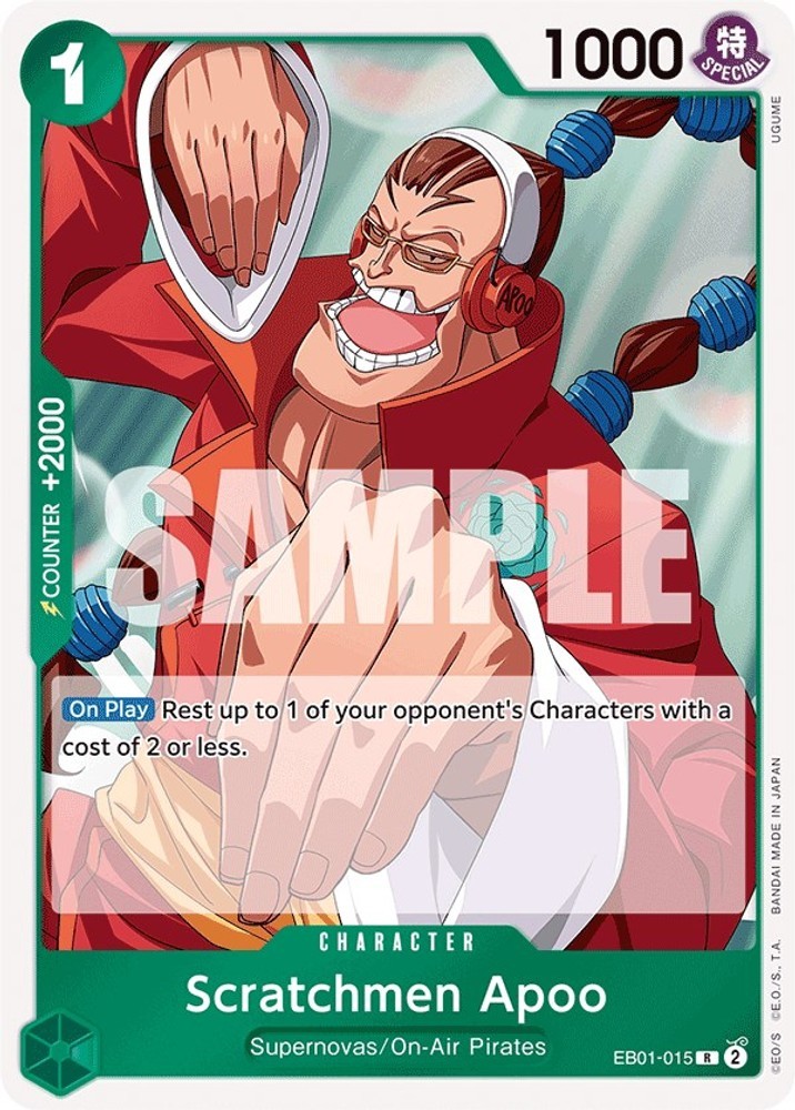 Scratchmen Apoo - Foil EB01-015 Extra Booster: Memorial Collection NM