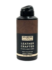 BATH & BODY WORKS LEATHER CRAFTED MEN’S BODY SPRAY MIST 3.7 OZ NEW
