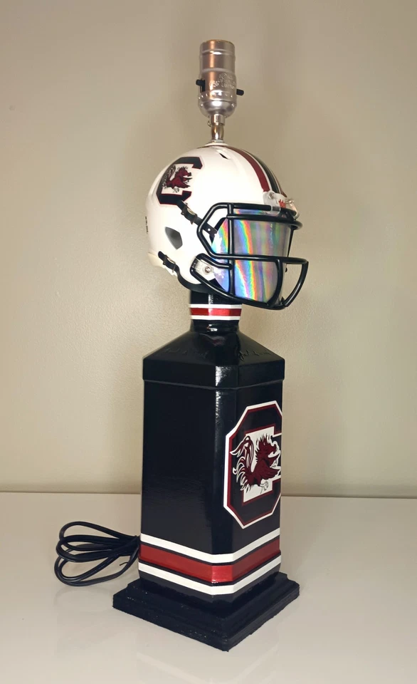 South Carolina Gamecocks Helmet Lamp Handcrafted NCAA - Image 3 of 4