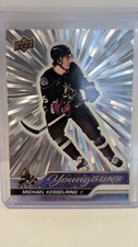 2023-24 UD Series 2 Young Guns Outburst Silver Michael Kesselring #481