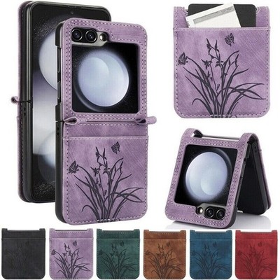 Flip Leder Wallet Kartenhalter Hülle Case Für Samsung Galaxy Z Flip 7 FE 6 5 4 3