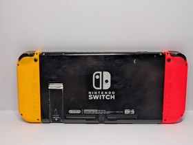 Nintendo Switch Console W/ Yellow & Orange Joycons Bundle Tested *READ*