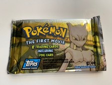 topps pokemon the first movie booster box Pokemon The First Movie 1999 Topps Blue Logo Booster Box main image 0