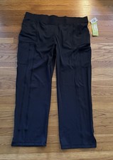 Urbane Impulse 9207 Contemporary Fit 360 Stretch Black Scrub Pants 3XL