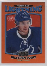 2016-17 O-Pee-Chee Platinum Retro Orange Rainbow 28/49 Brayden Point #R-78 5oq